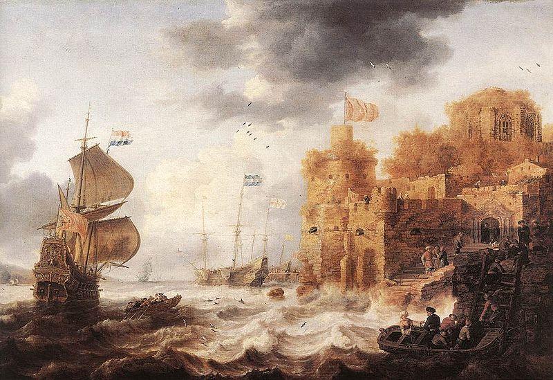 Bonaventura Peeters An Oriental Harbour